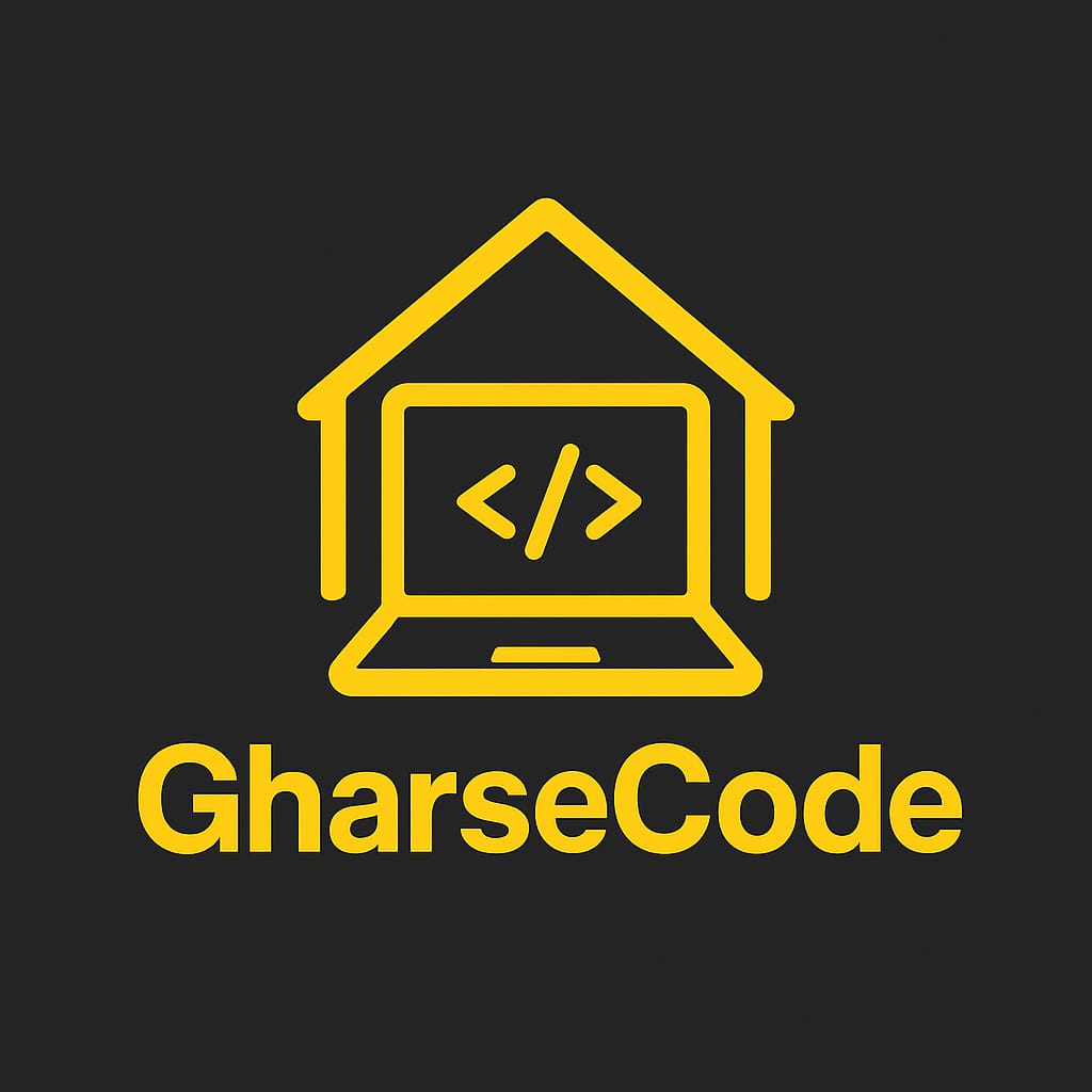 GharSeCode Logo